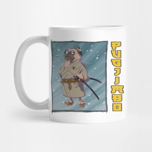 Pugjimbo - Blue Background Mug